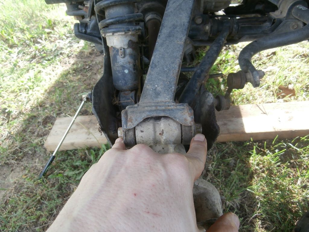Removing Rear Axle Guide Suzuki ATV Forum